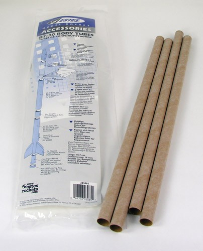 Estes Rockets BT-20 Body Tube, for Model Rockets (4pk) EST3085