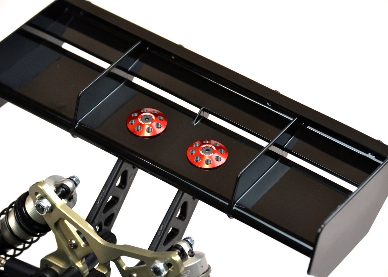 1/8 Black XL Wing Buttons 22mm (2) 1/8 Black XL Wing Buttons 22mm (2)