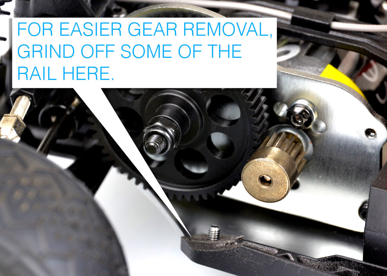 Mini-B Mini-T Locker Spur Gear 60 Tooth Mod.5