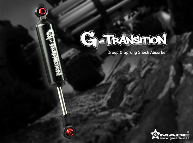 Gmade G-Transition Shock Black 80mm (4) for 1/10 Crawler GMA20504