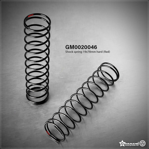 Gmade Shock Spring 19x78mm Hard Red GMA0020046