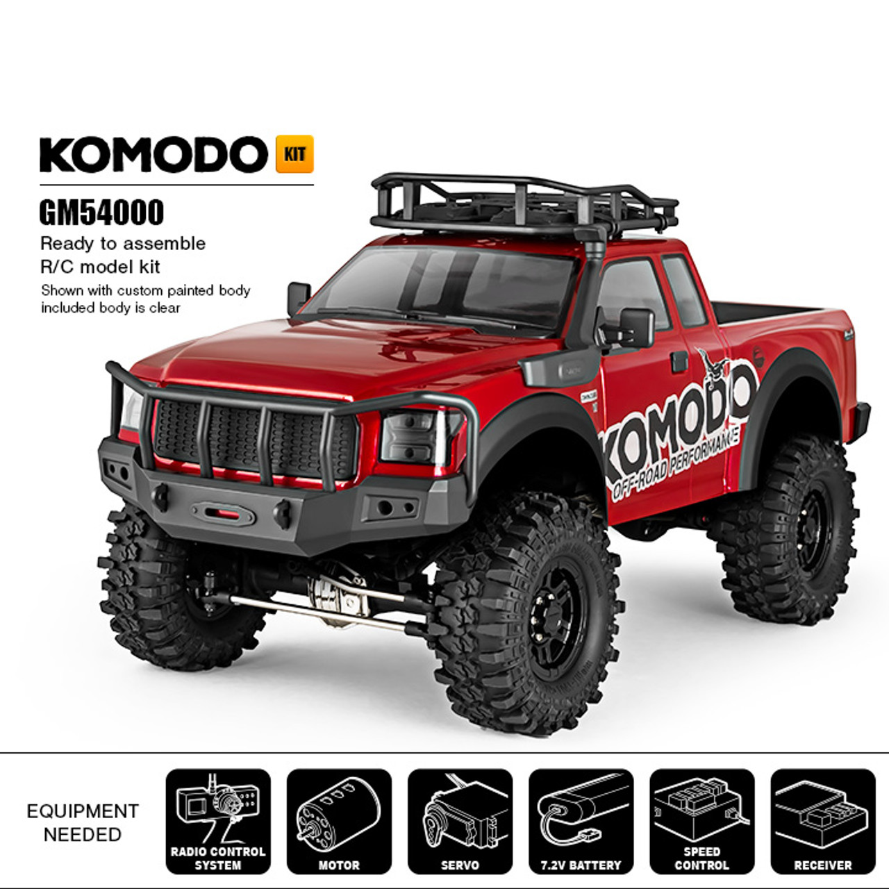 KOMODO GS01 4WD Off-Road Adventure Vehicle, Kit KOMODO GS01 4WD Off-Road Adventure Vehicle, Kit