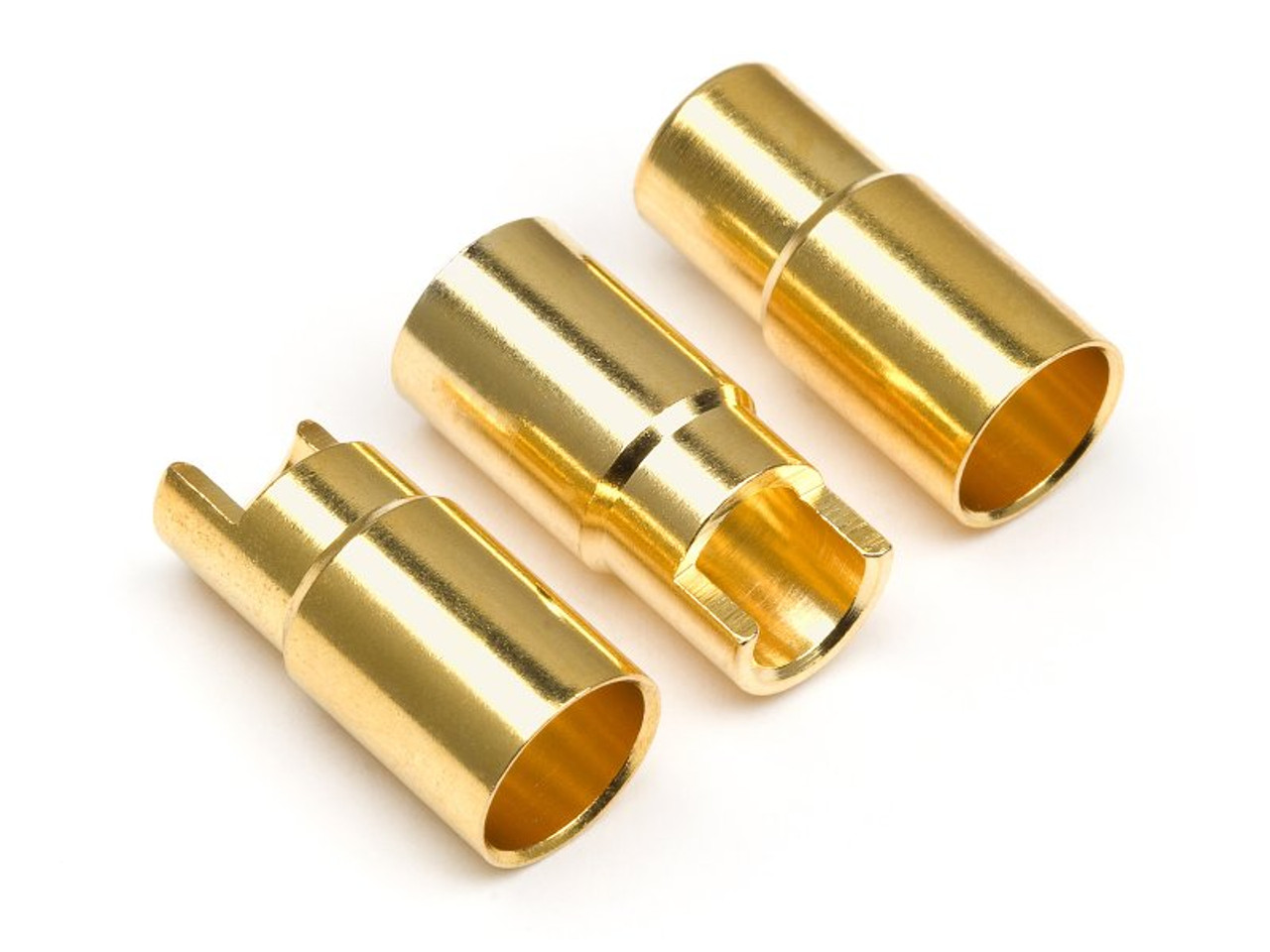 Female Gold Connectors (6.0mm Dia) (3pcs) Female Gold Connectors (6.0mm Dia) (3pcs)