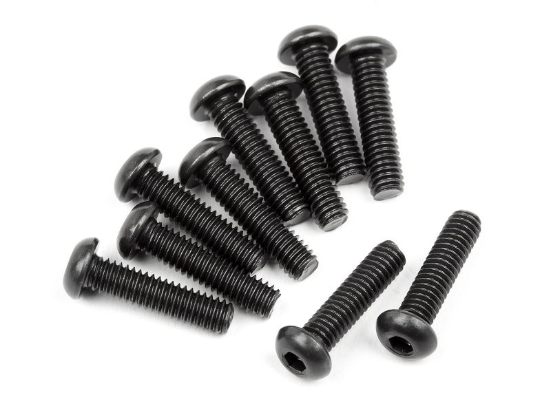 HPI Racing Button Head Screw M2.5X10mm (Hex Socket/10pcs) Venture HPI107373