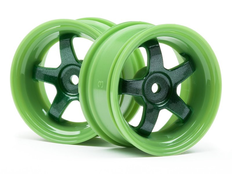 HPI Racing Work Meister S1 Wheel Green 26mm (3mm Offset/2pcs) HPI111090