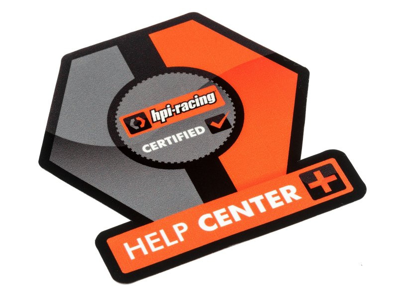HPI Racing HPI Help Center Shop Window Sticker HPI115769