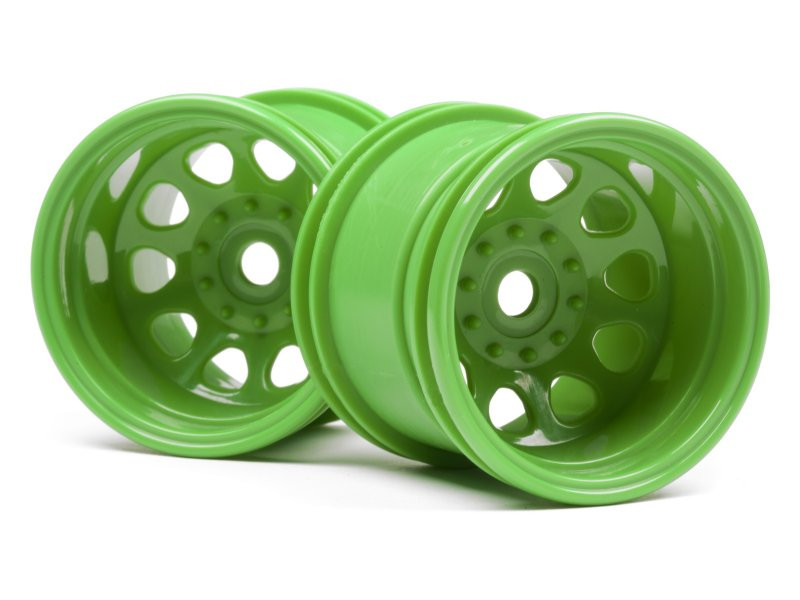 HPI Racing Classic King Wheel Green (2.2In/2pcs) HPI120039