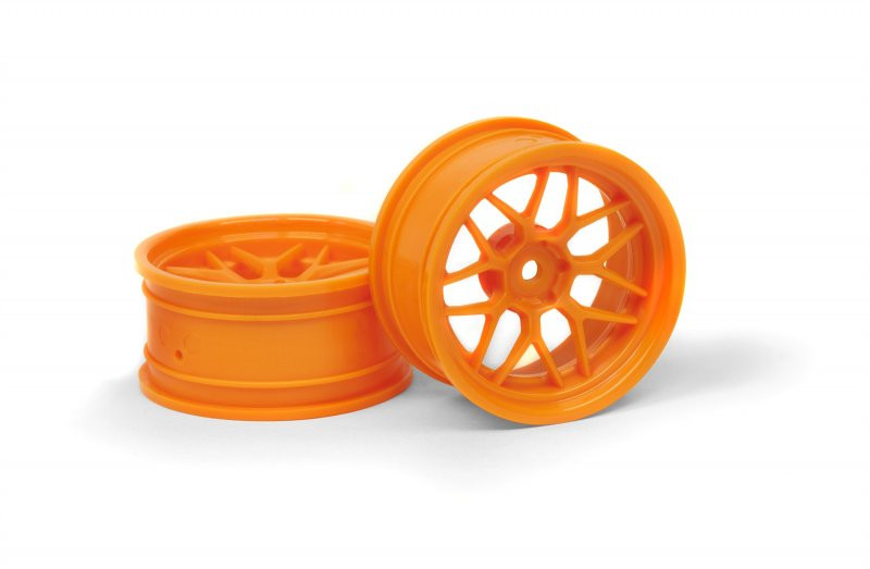HPI Racing Tech 7 Wheel Orange (6mm/2pcs) HPI120250