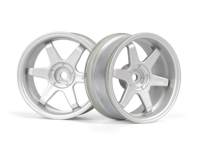 HPI Racing TE37 Wheel 26mm Matte Chrome (6mm Offset) HPI160753