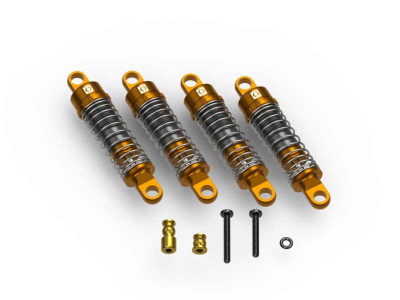 HPI Racing Aluminum Oil-Filled Shock Set (Assembled / 4pcs), HPI161150