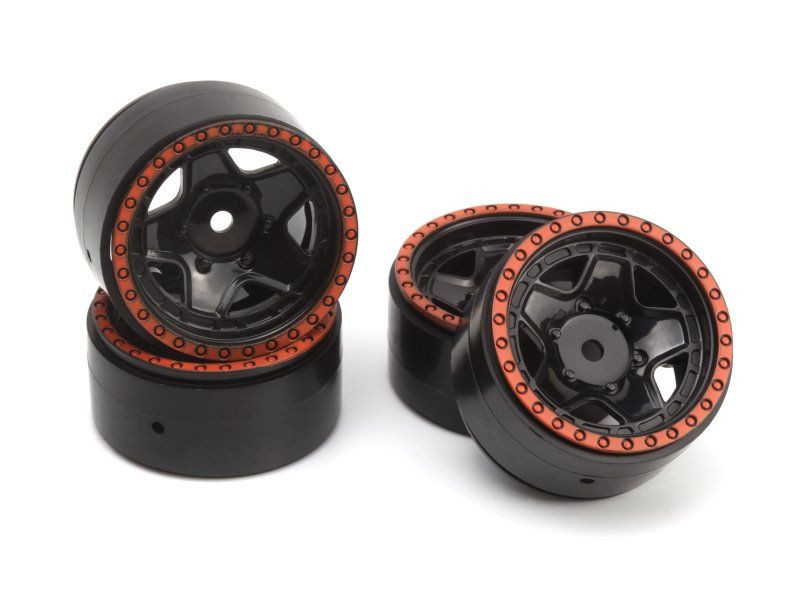 HPI Racing CL-5 Beadlock Wheel 1.2in (Red/4pcs) HPI160867