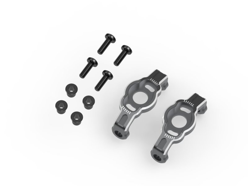 Aluminum C-Hub Set (Gunmetal), for Venture18