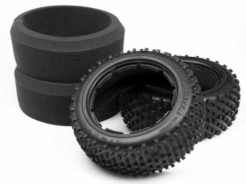 Dirt Buster Block Tire M Compound (170x60mm/2pcs) -