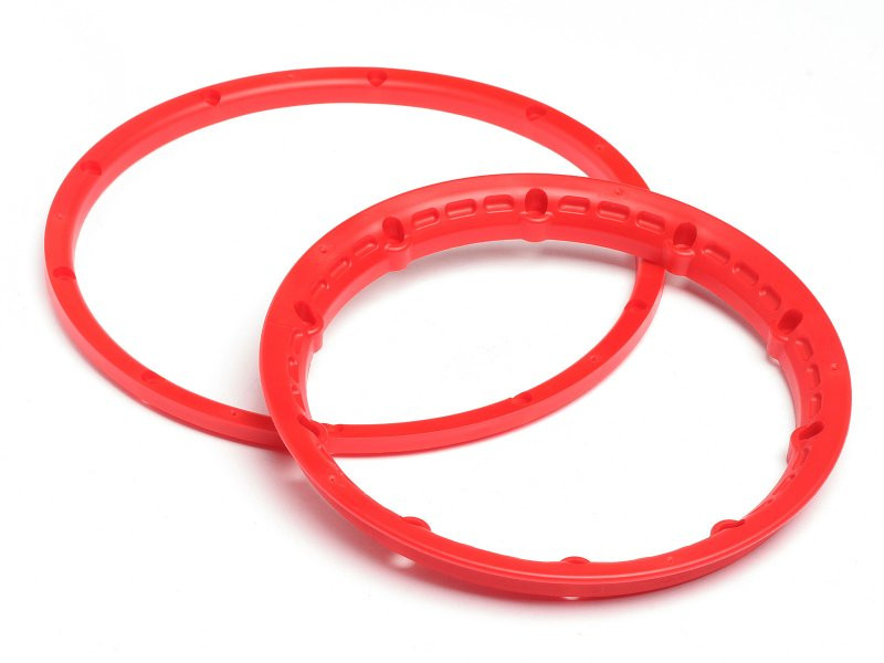 HPI Racing Heavy Duty Wheel Bead Lock Rings (Red/For 2 Wheels HPI3275
