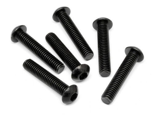 HPI Racing Button Head Screw M6X30mm (Hex Socket/6pcs) HPI94910
