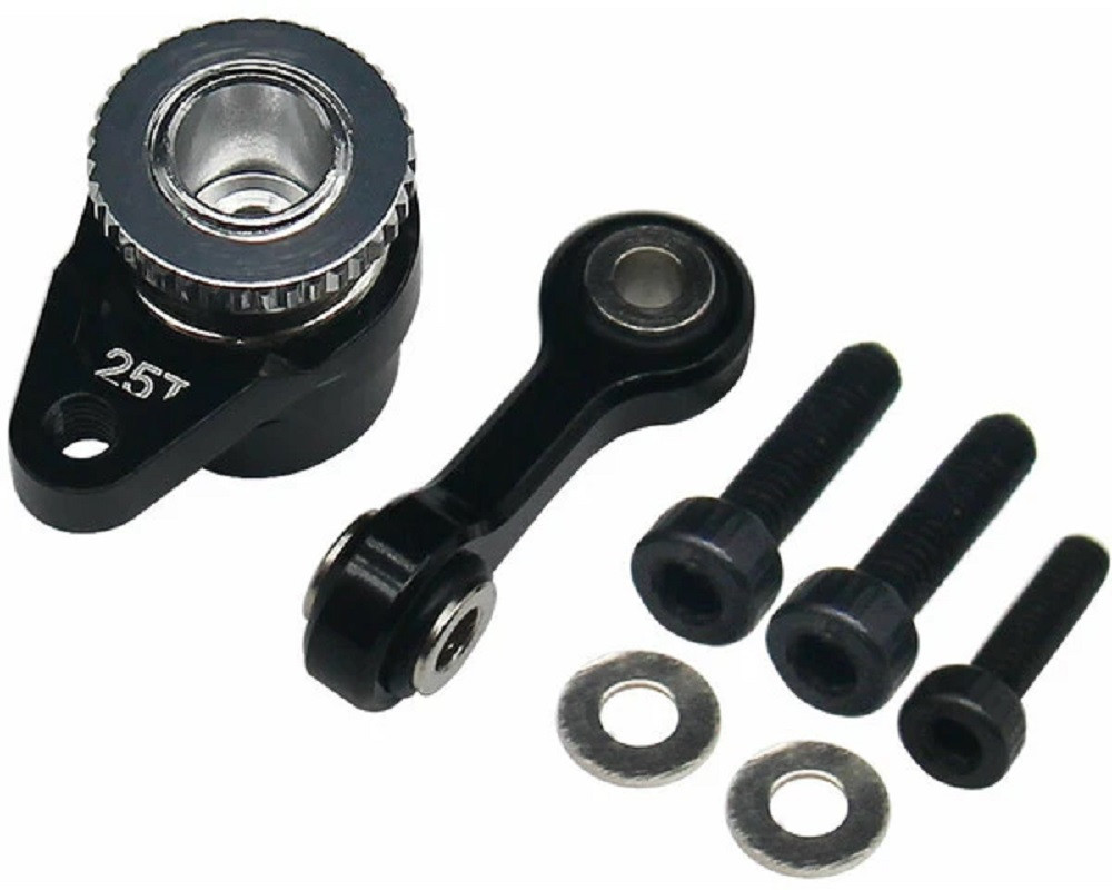 Hot Racing CNC Aluminum 25T Reef Servo Saver Grom HRAGRM48SH25T