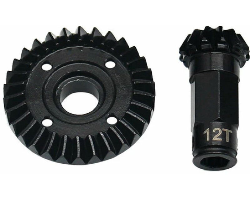 30/12T Steel Helical Diff Ring/Pinion Rear Gear Set