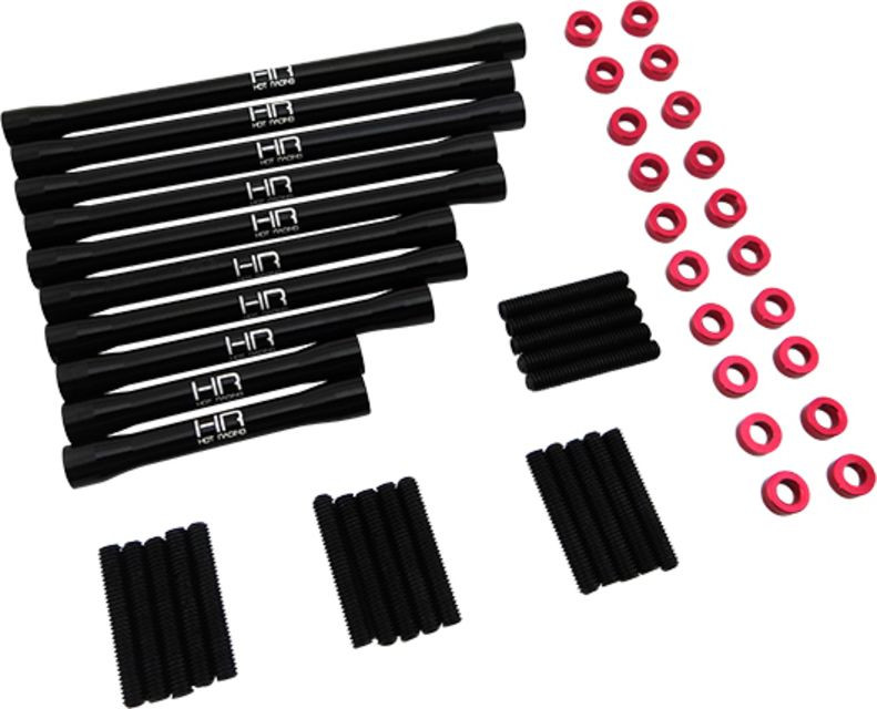 Hot Racing Aluminum Pro-Link Set for 12.3in (313mm) Axial Scx10 II HRASCXT313PL01