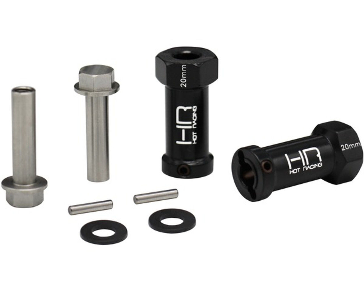 20mm Wheel Hub Extensions w/ 12mm Hex, for Axial SCX 20mm Wheel Hub Extensions w/ 12mm Hex, for Axial SCX