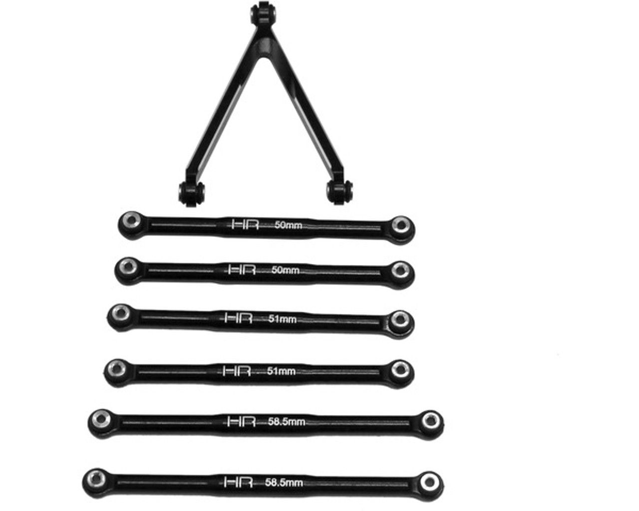 Aluminum Link Set for LWB, 133.7mm, for SCX24 Aluminum Link Set for LWB, 133.7mm, for SCX24