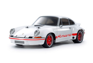 Tamiya 1/10 R/C Porsche 911 Carrera RSR 2.8, White Painted Body, TAM47507