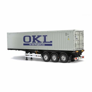 1/14 40-Foot Container 3-Axle Semi-Trailer for Tamiya RC Tractor Truck (TAM56377)