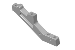 Corally Chassis Brace - XTR - Front - Aluminum - Titanium - 1 Pc COR00180-670