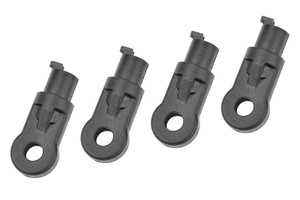 Corally HD Shock End - Long - Composite - 4pcs COR00180-769