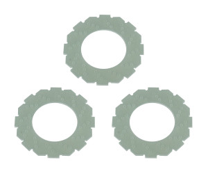 Factory Team Octalock LCF Slipper Pads, for DR10, 19mm - ASC72027