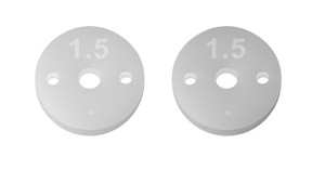 FT 13mm Shock Pistons 2.5mm, 2x1.5 - ASC91931