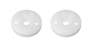 FT 13mm Shock Pistons 2.5mm, 2x1.8 - ASC91934
