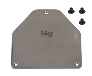 RC10B7 FT Steel Servo Weight Plate, 16g - ASC92445