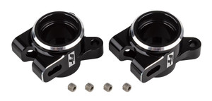 RC10B7 FT Rear Hub Set, Black - ASC92472