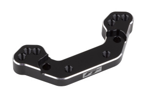 RC10B7 FT Ballstud Mount, +2mm, Black Aluminum - ASC92478