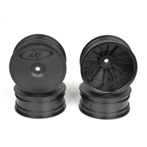 Speedline Buggy Wheels for AE B64 and TLR22 3.0 Front, Black - DERSB4A4B