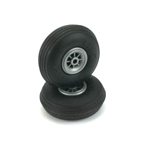 2" Diameter Treaded Surface Wheels 2/pkg - DUB200T