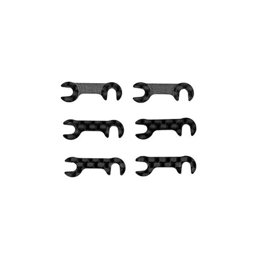 Team Associated RC10TC8 FT Carbon Fiber Roll-Center Spacer Set ASC32093