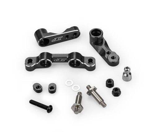 J Concepts RC10B7 / RC10B7D Steering Kit, Black JCO52092
