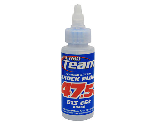 Team Associated 47.5Wt Silicone Shock Oil, 2oz ASC5438