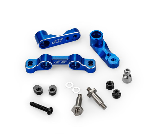J Concepts RC10B7 / RC10B7D Steering Kit, Blue JCO52091