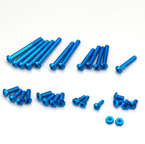 Aluminum Screw Set for EX-RR / EX-2 / LDT / NEXT (Blue) Aluminum Screw Set for EX-RR / EX-2 / LDT / NEXT (Blue)