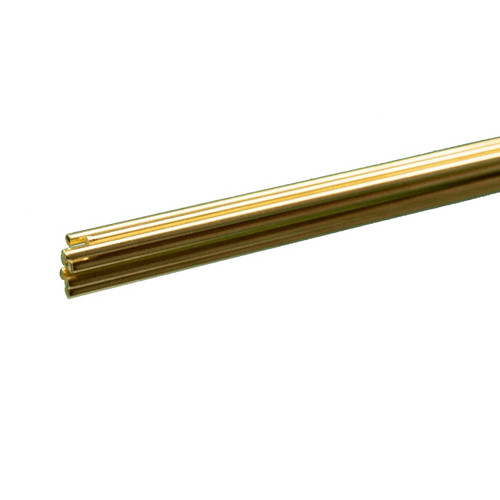Round Brass Rod: 1/16" OD x 36" Long Round Brass Rod: 1/16" OD x 36" Long