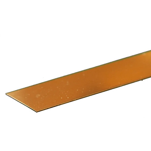 K & S Metals Brass Strip: 0.016" Thick x 1" Wide x 12" Long KSM8232