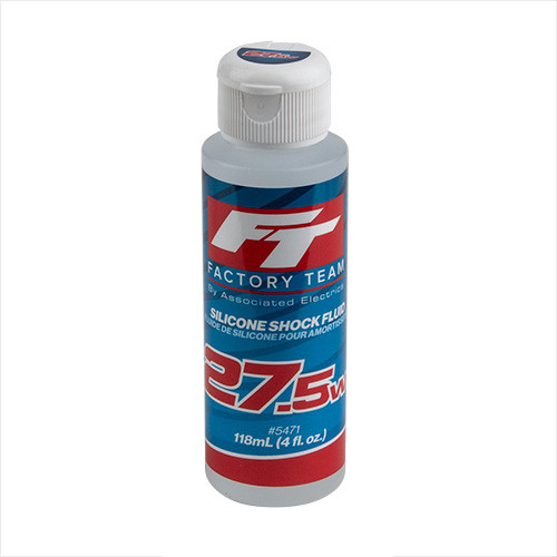 Team Associated 27.5Wt Silicone Shock Oil, 4oz Bottle (313 cSt) ASC5471