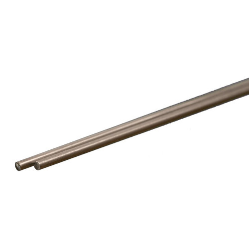 K & S Metals Round Stainless Steel Rod: 1/16" OD x 12" Long KSM87131