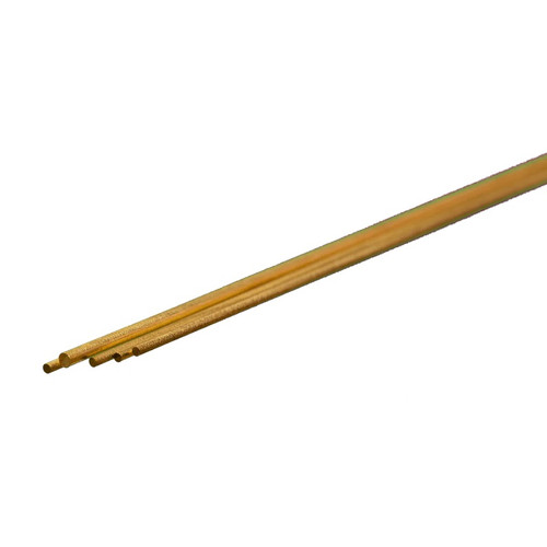 K & S Metals Round Brass Rod: 1.5mm OD x 300mm Long KSM9862