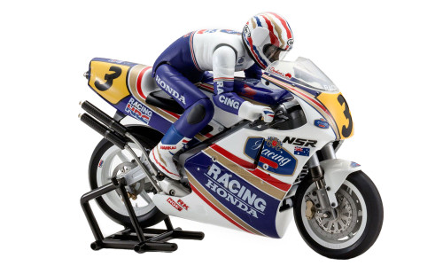 Kyosho 1/8 EP Motorcycle Hanging on Racer Honda NSR500 1991 Kit KYO34932B