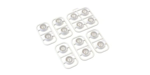 Kyosho Multi Offset Wheel Set (White/ AWD/14pcs.) KYOMDH100WB