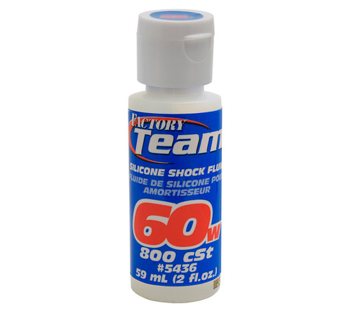 Team Associated 60Wt Silicone Shock Oil, 2oz ASC5436