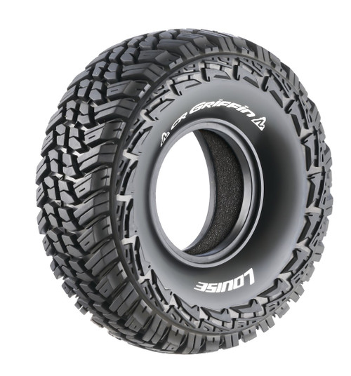 Louise R/C CR-Griffin 1/10 1.9" Crawler Tires, Super Soft, Front/Rear LOULT3230VI